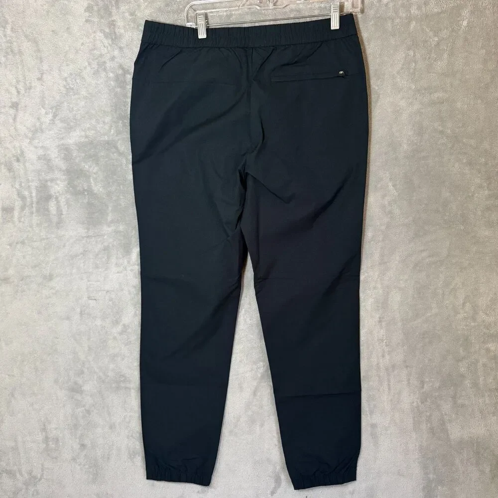 Banana Republic Motion Tech Hybrid Pants Mens 34 Blue Elastic Waist Jogger Pant